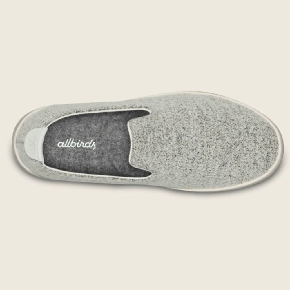 Allbirds Light Gray Wool Lounger Casual Slip-Ons - Picture 10 of 12